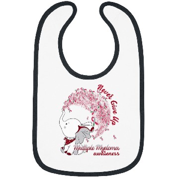 Discover Elephant Ribbon Multiple Myeloma Awareness Support Bibs