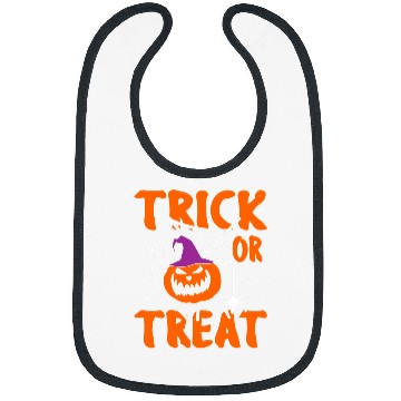 Discover Lacrosse Gift Halloween Trick or Treat Pumpkin Spider Web Bibs