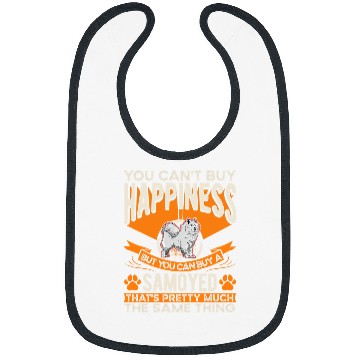 Discover Dog Samoyed Happiness Samoyed 3 Bibs