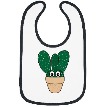 Discover Bunny Ears Cactus In Dotted Terracotta Pot Bibs