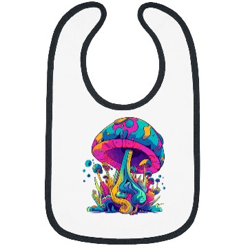 Discover Cottagecore Aesthetic Mushroom Fungi Lover Mycology Bibs