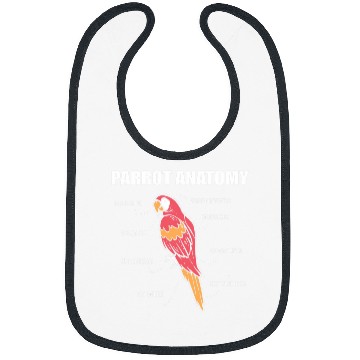 Discover Parrot Anatomy Animal Trainer Bibs