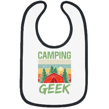 Discover Camping Geek Camper Camp Campsite Campfire Bibs