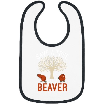 Discover Save A Tree Eat A Beaver Science Earth Day 2 Bibs