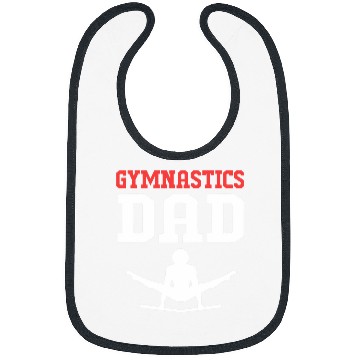 Discover Funny Fathers Day Gymnastics Dad For Men Bibs