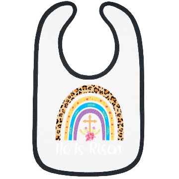 Discover Christian He Is Risen Rainbow Christian Happy Easter Jesus315 Christ Bibs