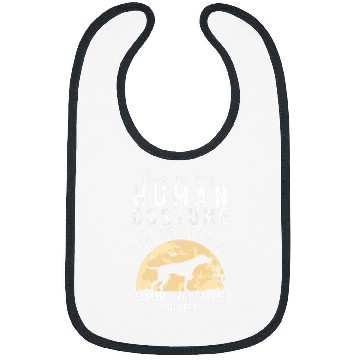 Discover Halloween Human Costume German Shorthaired Pointer Creepy Bibs