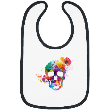 Discover Cinco De Mayo Floral Skull Art 21 Bibs