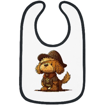 Discover Golden Doodle Dog Art Lovers Bibs