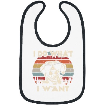 Discover I do what I want German Shorthaired Pointer vintages Retro Bibs