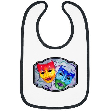 Discover Comedy and Tragedy Bibs