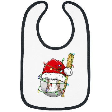 Discover Christmas Baseball Team Santa Sports xmass For Boys Kids Men Bibs
