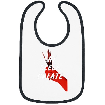Discover Eat Sleep Create Motivated Artist Painter Bibs