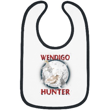 Discover Funny Wendigo Cryptid Skin Walker Folklore Cryptozoology 2 Bibs