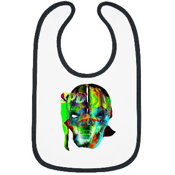 Discover Halloween Joyful Art Skeleton Bibs