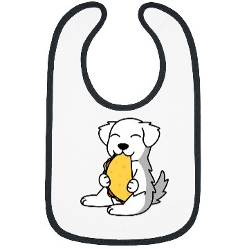Discover Great Pyrenees Eating A Taco Dog Bibs