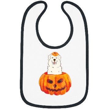 Discover Great Pyrenees Pumpkin PYR Dog Halloween Bibs