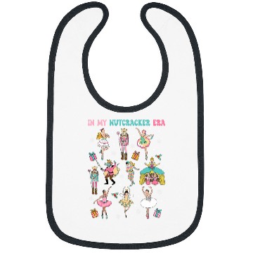 Discover In My Nutcracker Era Pink Christmas Nutcracker Ballet Squad Bibs