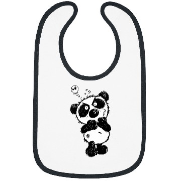 Discover Grumpy Giant Panda I Panda Bear Comic I Panda Fun Cartoon Bibs