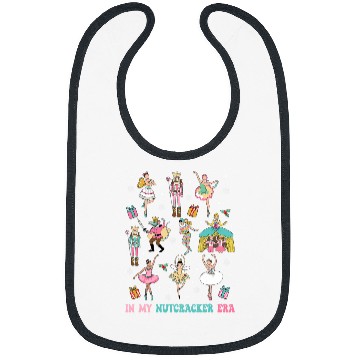 Discover In My Nutcracker Era Pink Nutcracker Ballet Squad Christmas Bibs