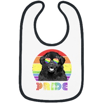 Discover LGBTQ Newfoundland Dog Rainbow Gay Pride Bibs