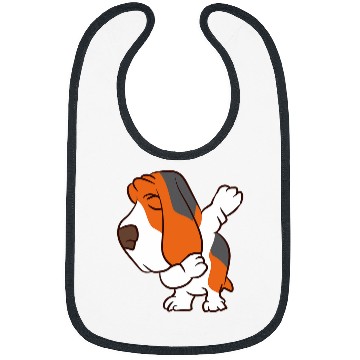 Discover Cute Dabbings Basset Hound Bibs