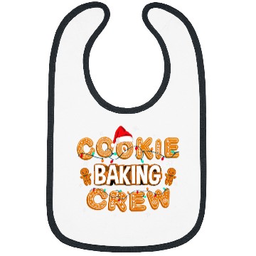 Discover Christmas Cookie Baking Crew Gingerbread Bibs