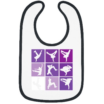 Discover Hip Hop Break Dance Poses Retro Bibs