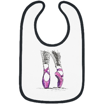 Discover Cool Ballerina Ballet Shoes Toe Dancing Dance Bibs