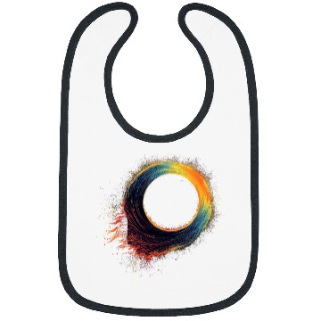 Discover Cosmic Eclipse Ballet Celestial Phenomena Art 2 Bibs