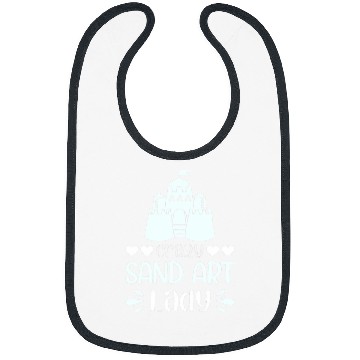 Discover crazys Sand Art Lady 1 Bibs