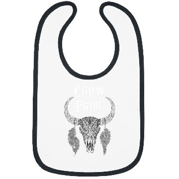 Discover Crow Pride Tribe Native American Indian Buffalo Apsaalooke Bibs