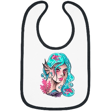 Discover Gothic the four elements goddess Goth Art Water Bibs