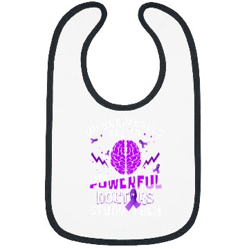 Discover Kids Epilepsy Awareness Powerful Brainwaves Purple Bibs