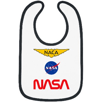 Discover Lacrosse Gift NASA NACA Meatball Worm Logo Bibs