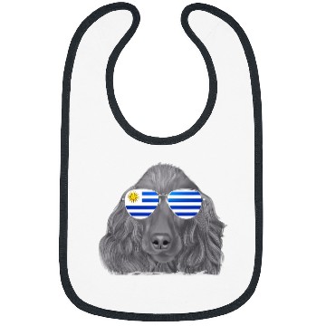 Discover Cocker Spaniel Dog Uruguay Sunglasses Bibs