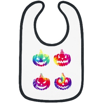 Discover Cute Tie Dye Pumpkin Bibs