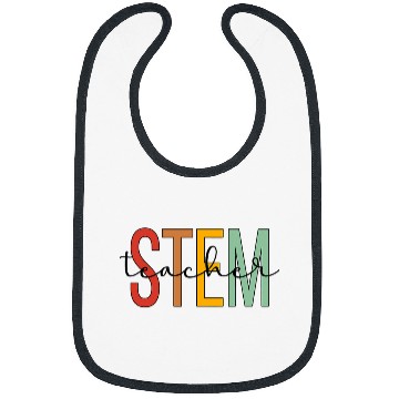 Discover STEM Teacher Science Technology Engineering Math Boho Bibs