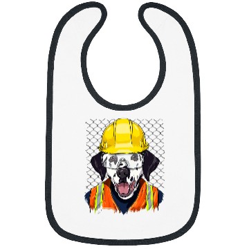 Discover Dalmatian Construction Worker Dalmatian 227 Dalmatians Dog Bibs