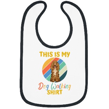 Discover Dog Walking   English Cocker Spaniel Brown Bibs