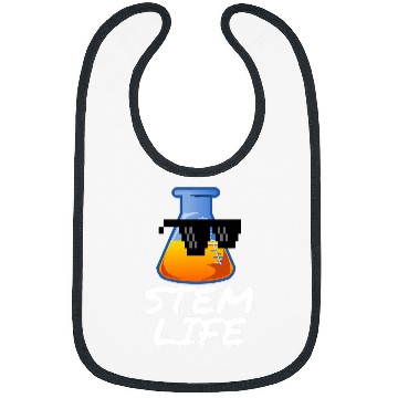 Discover STEM LIFE SCIENCE TECHNOLOGY ENGINEERING MATH BEAKER Bibs