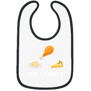 Discover The Trinity Turkey Pie Mashed Potatoes Funny Thanksgiving Bibs
