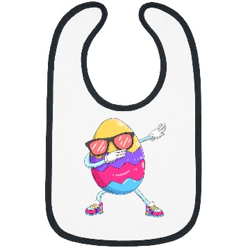 Discover Dabbings Easter Egg Funny Happy Easter Boys Girls Kids Dab Bibs