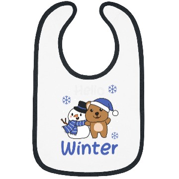 Discover quokkas Hello Winter Snowman Snow Bibs