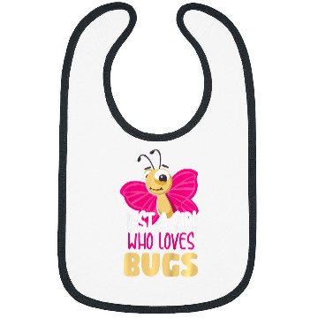 Discover Kids Bug Hunting Quote for your Bug Lover Daughter Bibs