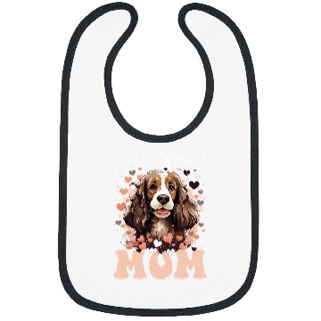 Discover Cocker Spaniel Dog Breed Pet Cocker Spaniel Mom Bibs