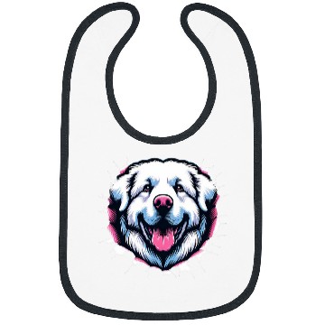 Discover Great Pyrenees Breaking Through Bibs