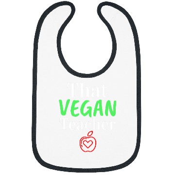 Discover That Vegan Teacher Funny Vegetable Lover Bibs