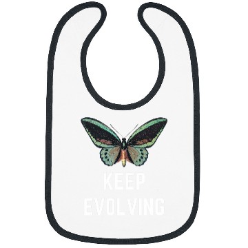 Discover Keep Evolving Butterfly Metamorphosis Cute Insect Bugs Sweet Bibs