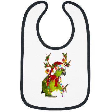 Discover Parrot Gorgeous Reindeer Christmas Lights Tree Scarf Xmas Bibs
